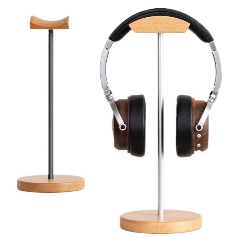 Gaming Headset - Black Walnut Wood & Aluminum Headphone