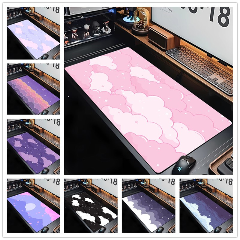 Pc Gaming Cloud Free - Pastel Purple Pink Moon Cloud Mouse