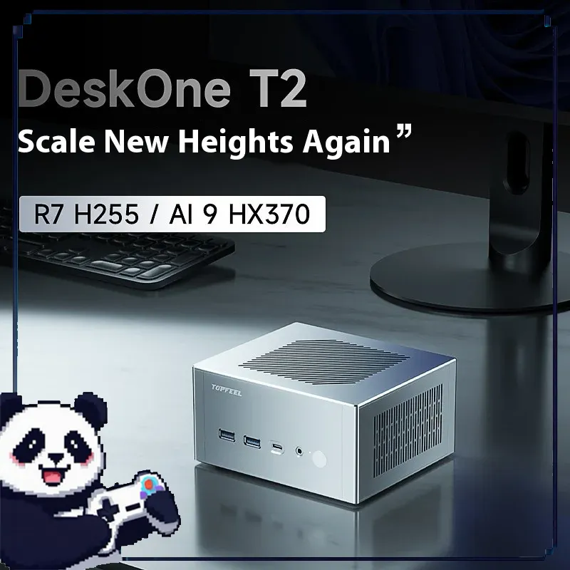 Pc Gaming Ryzen - New Deskone T2 All Aluminum Mini