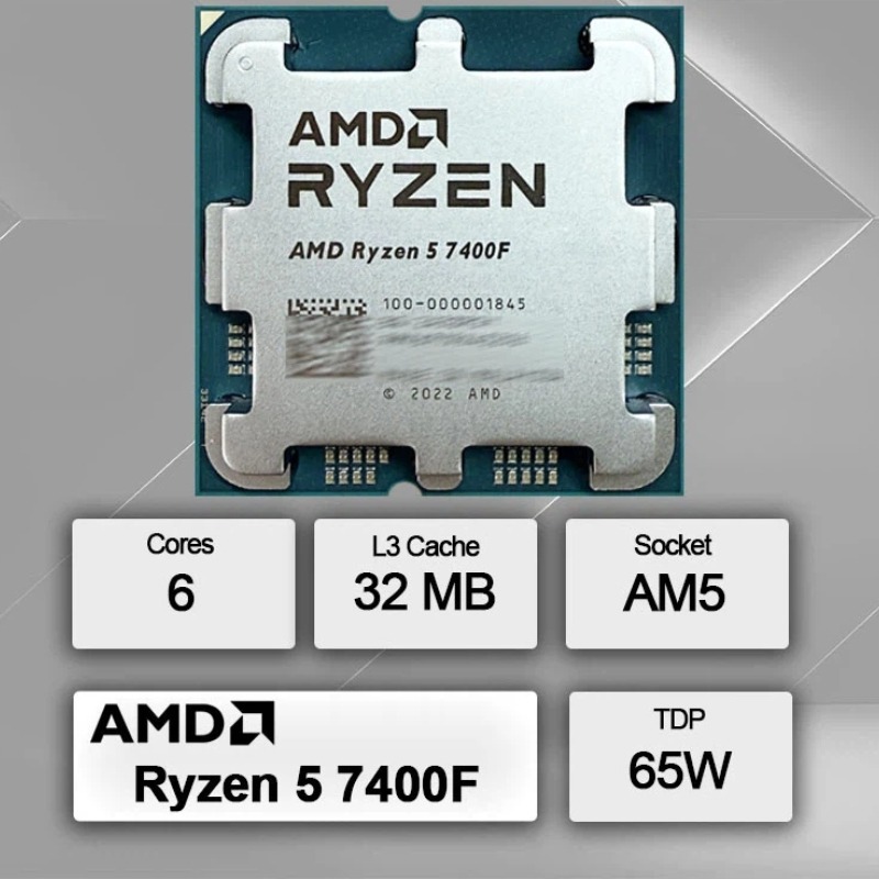 R5 7400F Gaming CPU for RGB Bu - огляд і ціна Pc Gaming Cpu