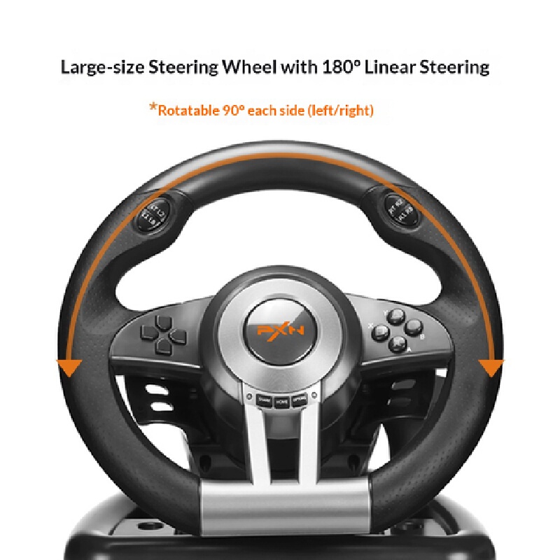 Racing Game Steering Wheel Pxn - огляд і ціна Pc Gaming Xbox