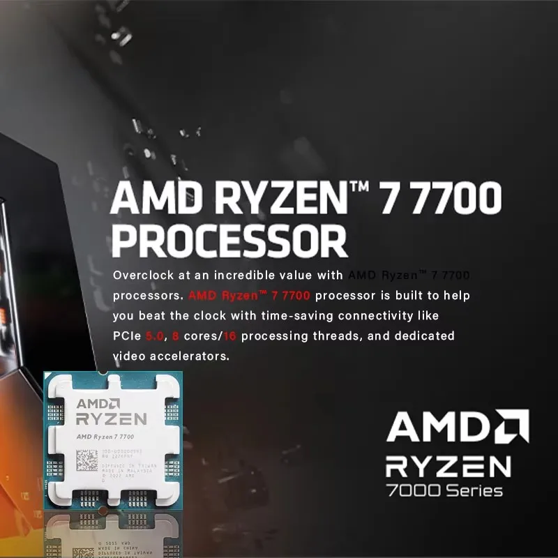 New AMD Ryzen 7 7700 Processor - огляд і ціна Pc Gaming Ryzen