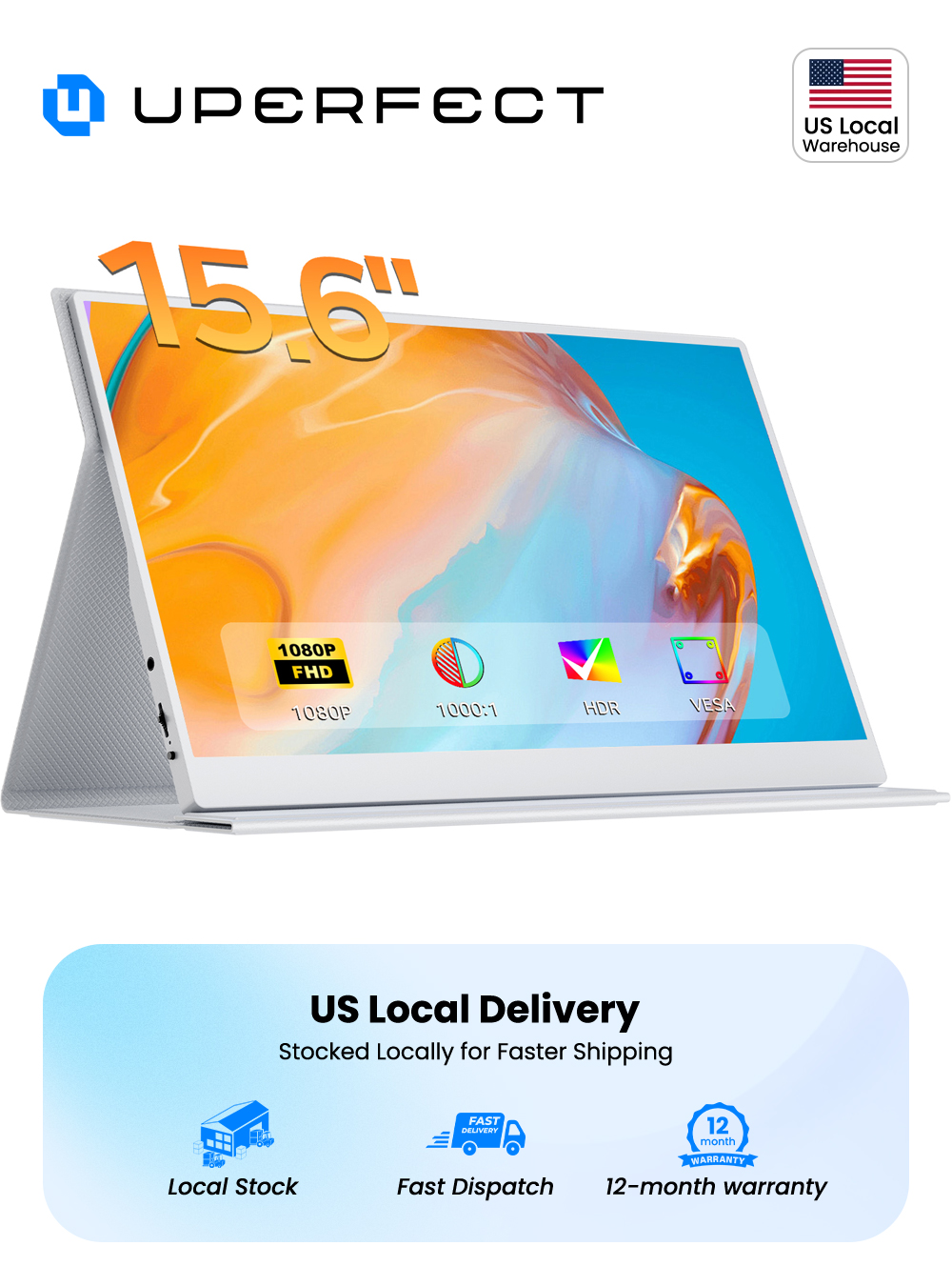 UPERFECT 15.6 Inch Portable Mo - огляд і ціна Pc Gaming Second
