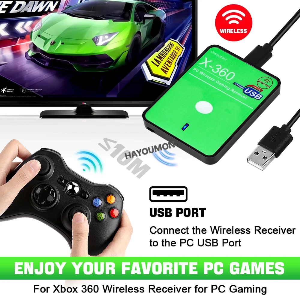 New Wireless Gaming Receiver f - огляд і ціна Pc Gaming Xbox