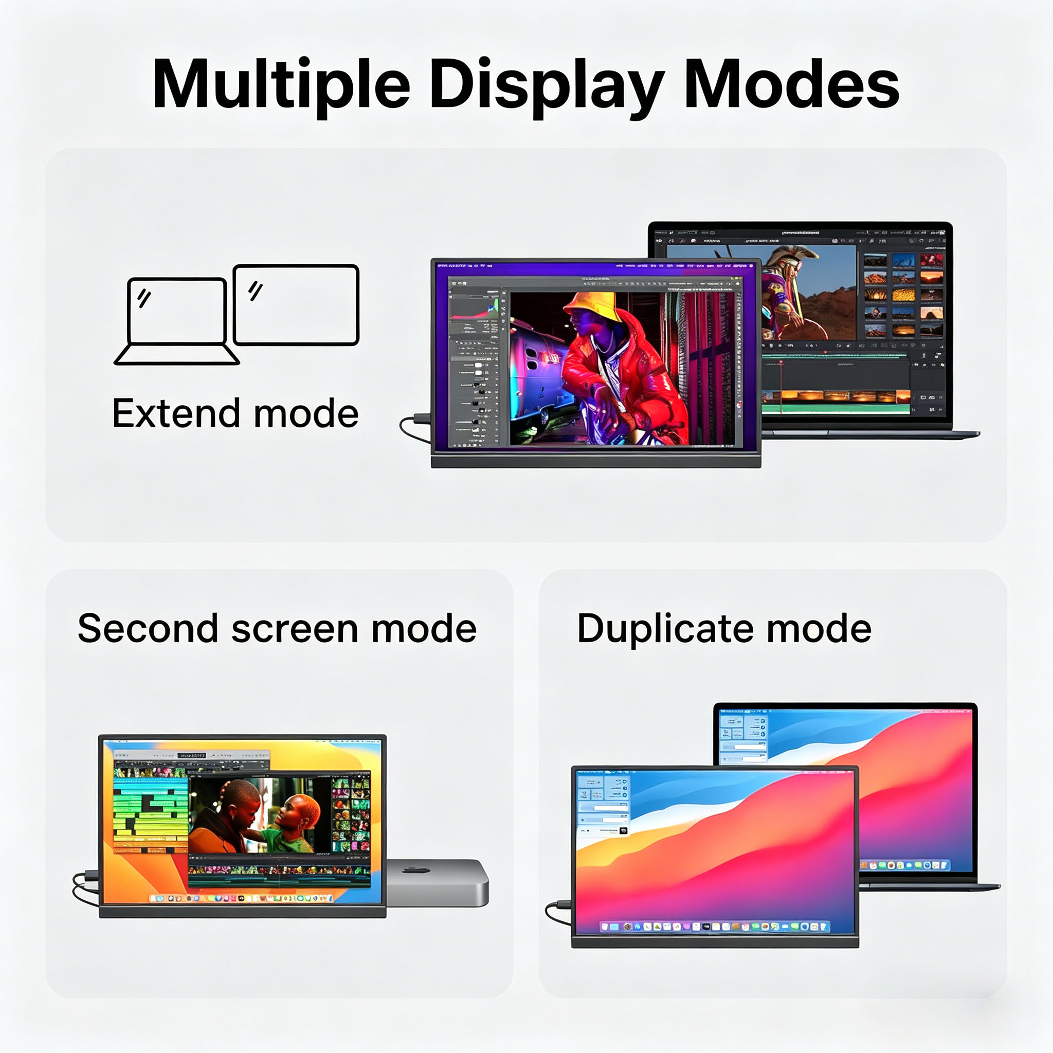 15.6 Inch Portable Monitor FHD - огляд і ціна Pc Gaming Second