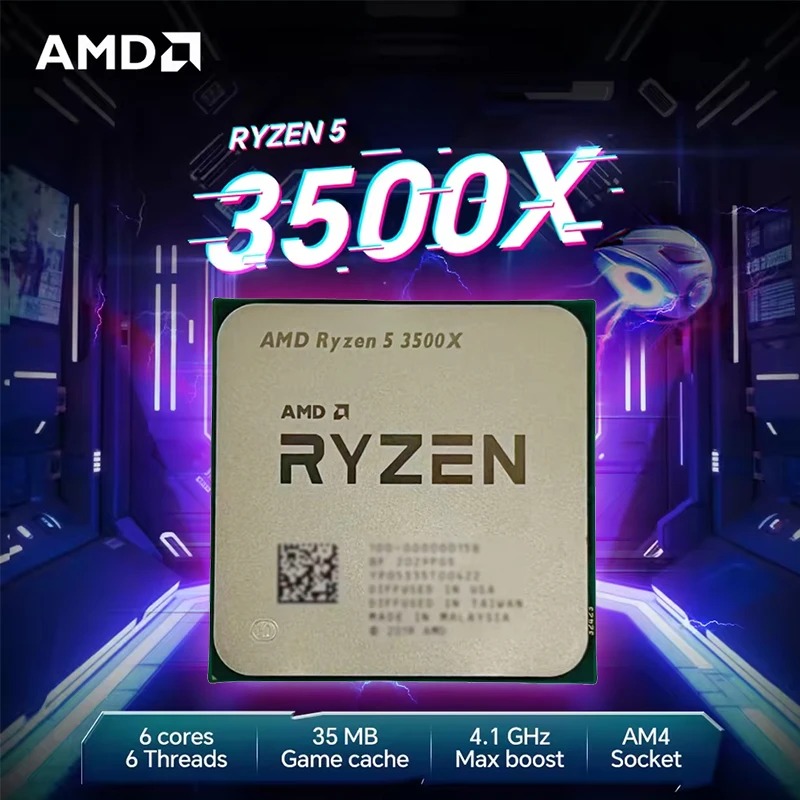 AMD Ryzen 5 3500X Desktop CPU  - огляд і ціна Pc Gaming Cpu