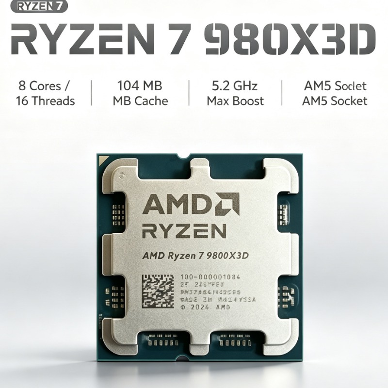 AMD Ryzen 7 9800X3D PC Process - огляд і ціна Pc Gaming Ryzen