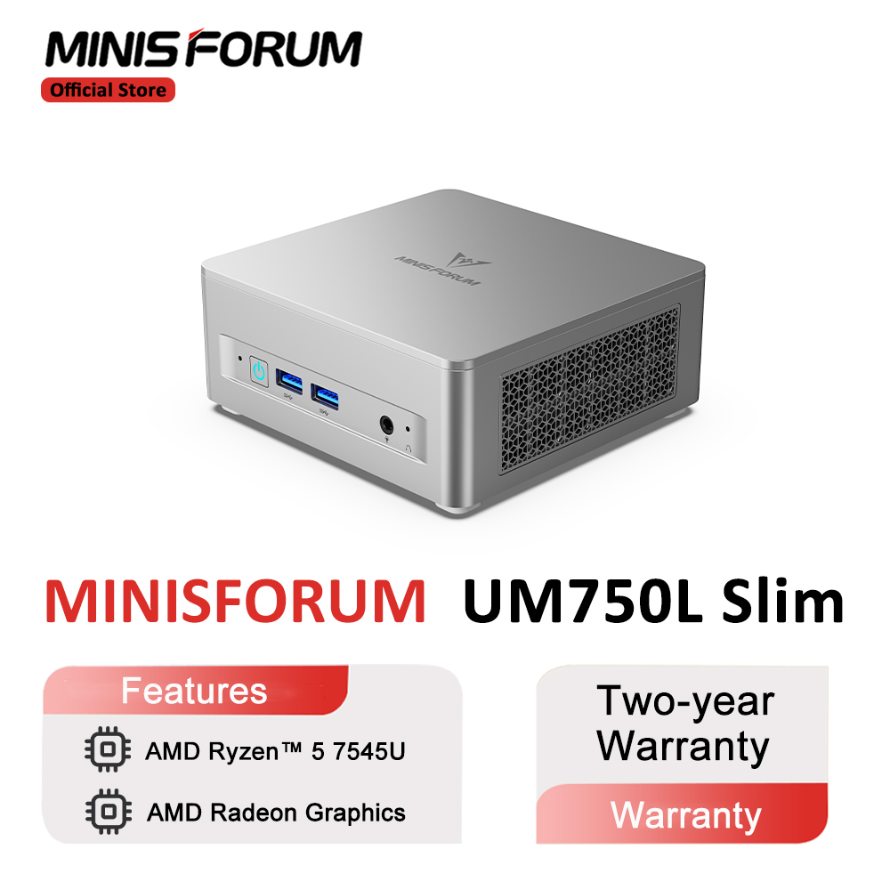 MINISFORUM Mini PC UM750L Slim - огляд і ціна Pc Gaming Ryzen