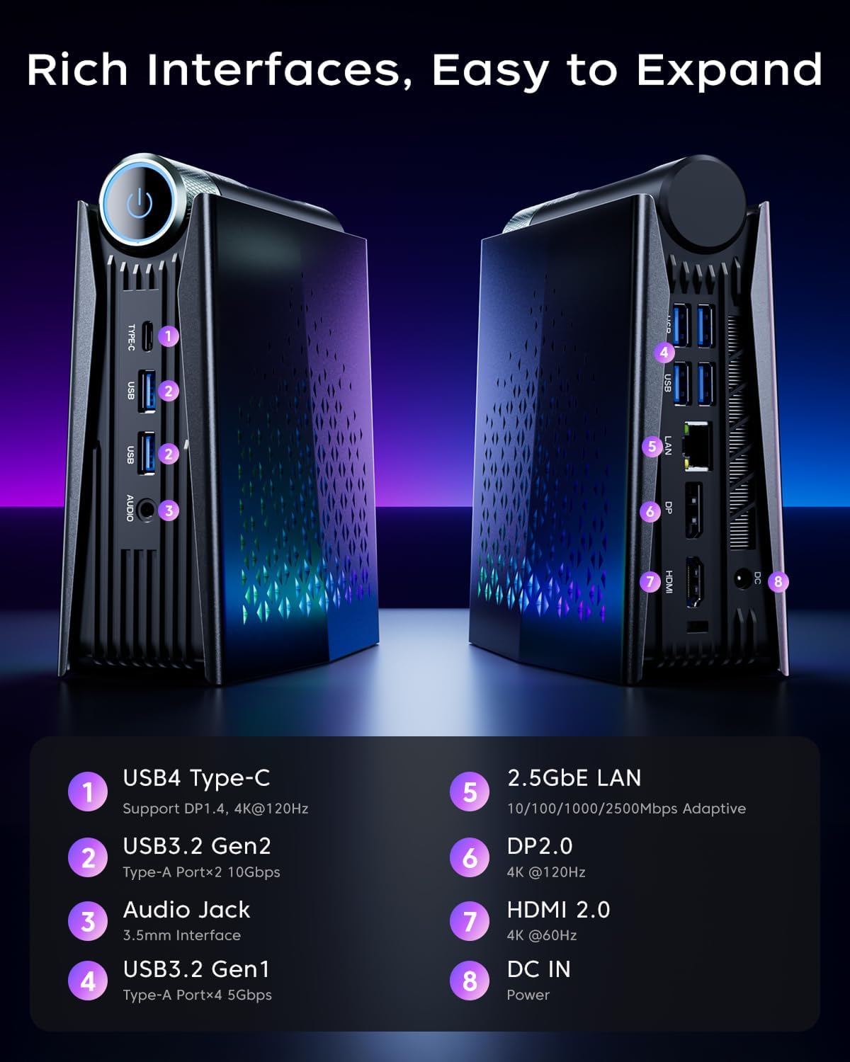 KAMRUI Gaming Mini PC Ryzen 7  - огляд і ціна Pc Gaming Ryzen