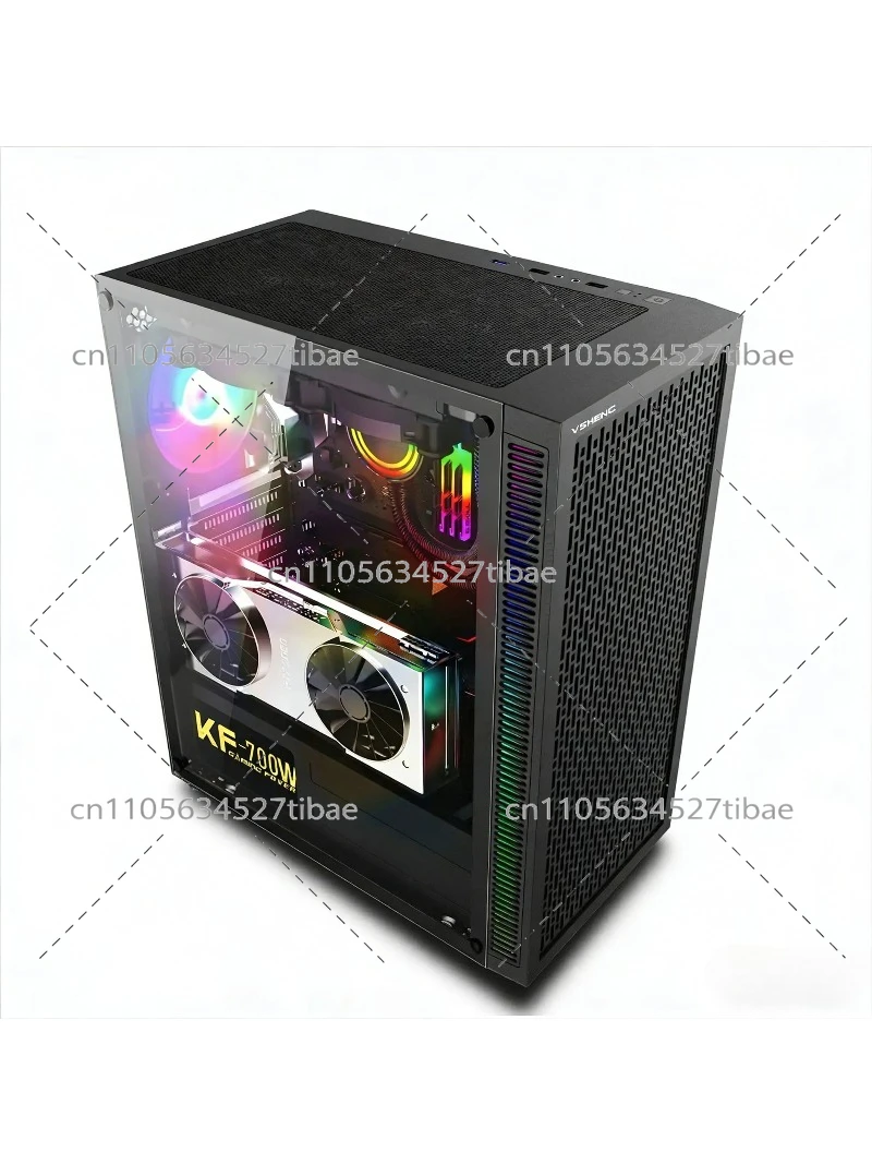 Black E-ATX Computer Case with - огляд і ціна Pc Gaming Cpu